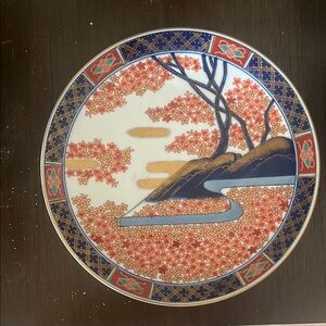 Elegant Cherry Blossom Decorative Plate